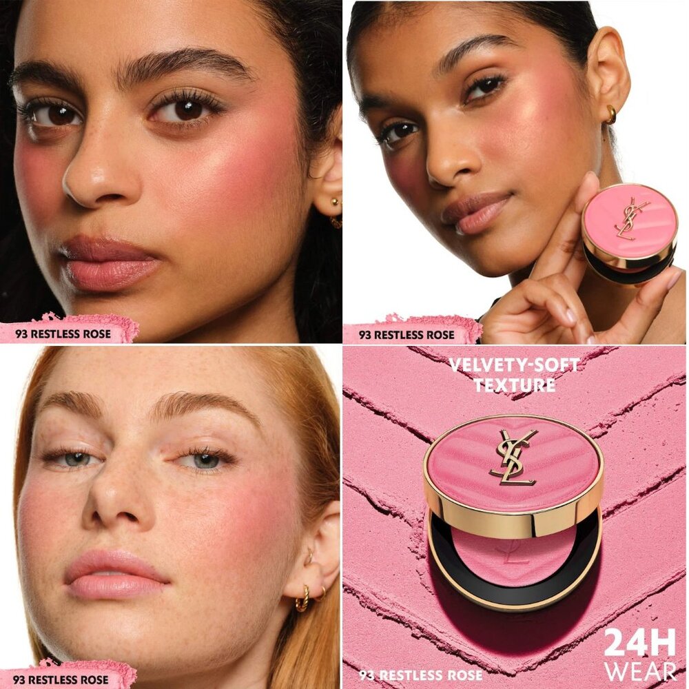 RESERVED LISTING ✅3 X YSL Make Me Blush 24H Buildable Powder Blush (6, 37, 93) - Picture 15 of 16
